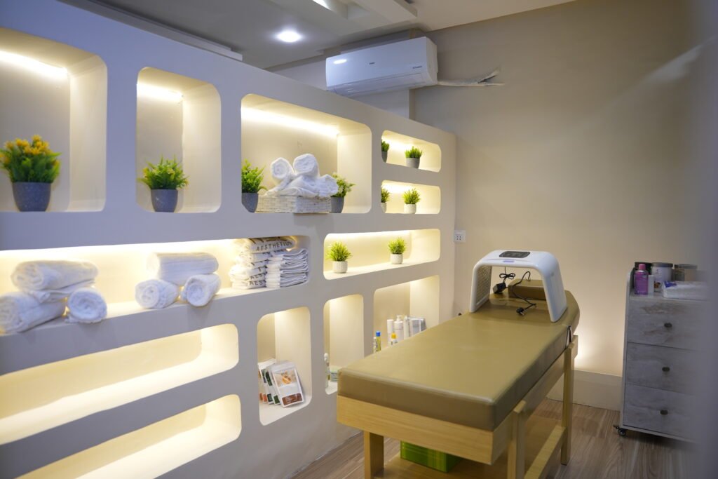 esthetic treatment suite at Noir Aesthetics Lahore